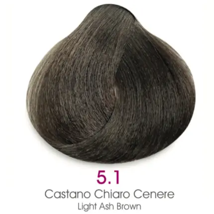 TMT Milano Art Collection Crema Colorante Luminacolor 5.1 Castaño Claro Ceniza 100ml - 1